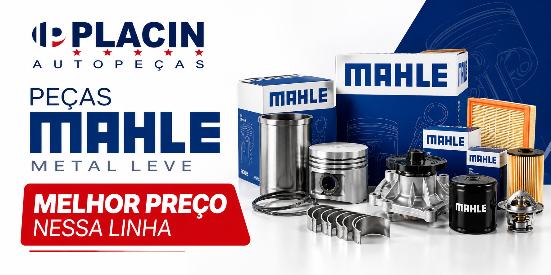 Peças Mahle Metal Leve — melhor preço nessa linha