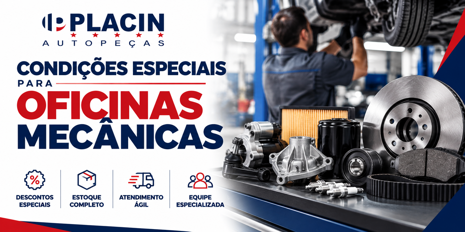 Condições especiais para oficinas mecânicas — descontos, estoque completo e atendimento ágil