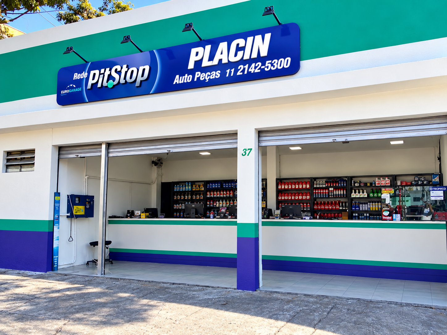 Fachada da loja Placin Auto Peças